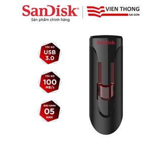 USB 3.0 SanDisk CZ600 16GB / 32GB / 64GB Cruzer Glide tốc độ upto 100MB/s - Hãng phân phối chính thức