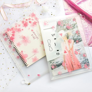 Bìa Đựng Hồ sơ trong suốt A4 (Khủng Long - Kỳ Lân - Mèo - Hoa)