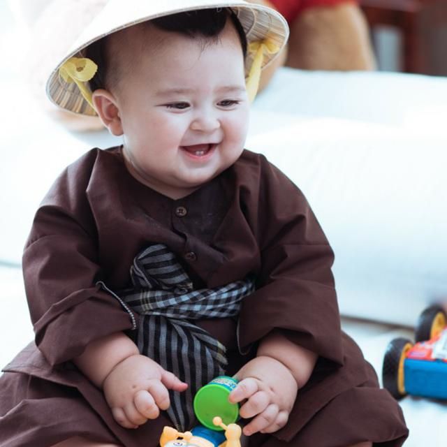 Combo bộ bà ba và khăn rằn