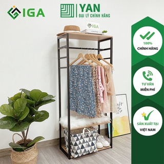 Tủ treo giá treo quần áo khung sắt sơ tĩnh điện - gm07 Xả