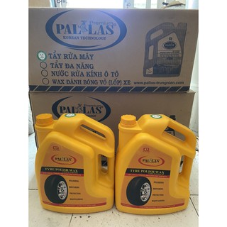 Đánh Bóng Vỏ(Lốp) Xe [Wax đánh bóng đậm đặc Pallas 6L]