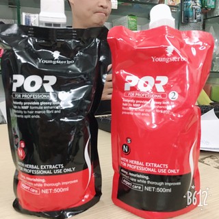 Cặp nhuộm Đen phủ bạc 500mlx2