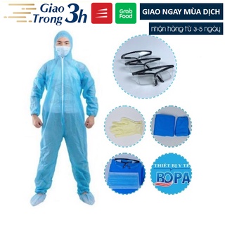 Đồ bảo hộ 7 món, quần áo bảo hộ y tế hãng chính hãng BOPA [có xuất VAT]