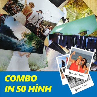 [COMBO in 50 hình các size]  In hình, rửa ảnh gia đình, người yêu, idol size 6x9, 10x15, 13x18 từ điện thoại, camera