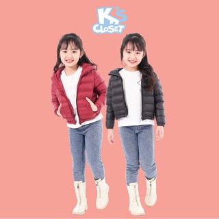 Áo Phao Dài Tay Có Mũ Cho Bé Trai Và Bé Gái (2 - 9 Tuổi) K's Closet E055TEF TM