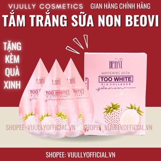 Tắm trắng sữa non dâu tây Beovi Too White ca sĩ Thu Thủy, chăm sóc da, dưỡng da, trắng da body chính hãng, cấp ẩm cho da