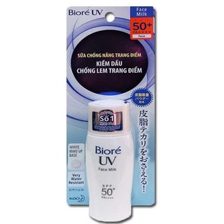 Sữa Chống Nắng Biore Kiềm Dầu UV Perfect Face Milk Oil Control SPF50+ PA+++ 30ml