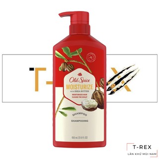 [FREESHIP] Dầu Gội Đầu 2 In 1 Old Spice Moitsurize With Shea Butter 750ML (Dầu Gội Xả)