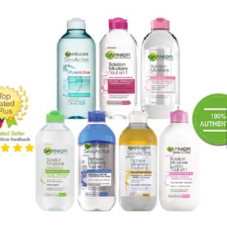 Nước Tẩy Trang  GARNIER SkinActive 400ml Pháp Chính Hãng [Đủ màu]