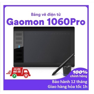 [CHÍNH HÃNG, HÀNG CÓ SẴN ] Bảng vẽ điện tử Gaomon 1060Pro - 10x6 inch,8192 cấp độ lực, độ nhạy cao, độ trễ thấp