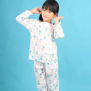 Bộ mặc túi ren ngực lá xanh bé gái DBG028 - JADINY