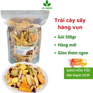 [Mã GROSALE1 giảm 8% đơn 500K] Trái cây sấy rau củ sấy An Nhiên 500gr hàng vụn
