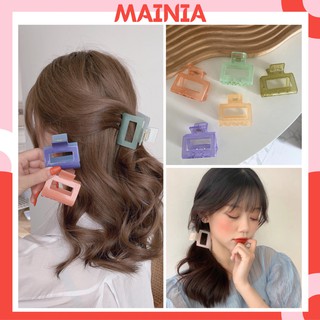 [Sẵn Hàng] Kẹp Tóc Càng Cua Hàn Quốc Bản Vuông Nhỏ Xinh Xắn Mainia Shop