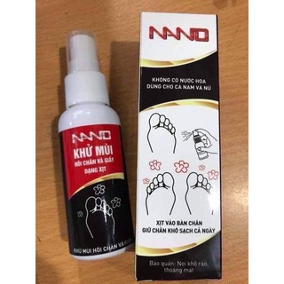 XỊT KHỬ MÙI HÔI CHÂN VÀ HÔI GIÀY NANO.1AV