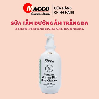 Sữa Tắm Trắng Da Dưỡng Ẩm Hương Nước Hoa Benew Mẫu Mới 450ml