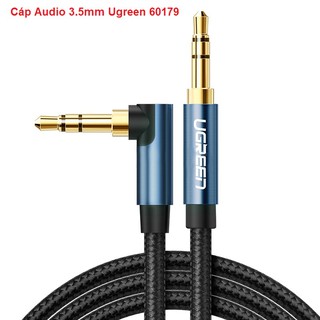 Cáp Audio 3.5mm (M/M) Ugreen 60179 (dài 1m)