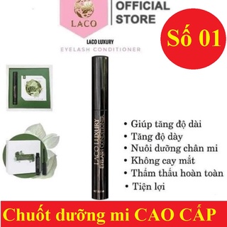 Dưỡng mi chuốt dài mi dài lông mày Laco, không gây bết [ chuốt dưỡng mi  LACO LUXURY EYELASH CONDITIONER ]