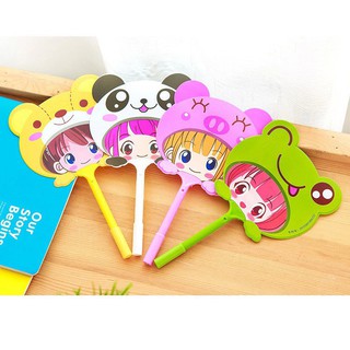 Bút Bi Kèm Quạt Nhựa Cầm Tay Cute 88236 SHOP TIỆN ÍCH 777