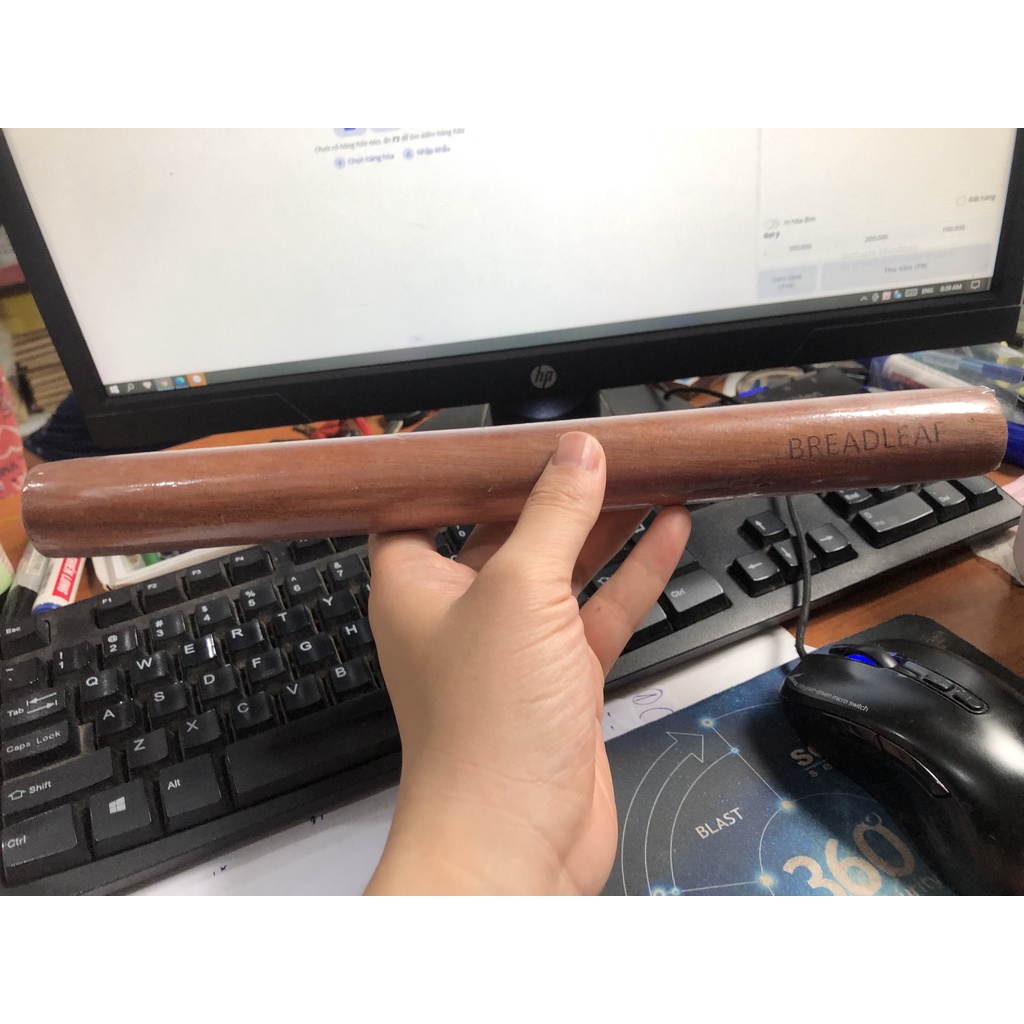 Cán Lăn Bột Gỗ 30cm Breadleaf