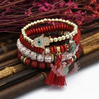 Bộ vòng tay nhiều cái trang sức phong cách  vintage