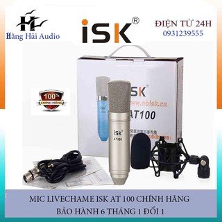 [Mã ELHACE giảm 4% đơn 300K] Micro livestream ISK AT 100 ( HÀNG CHÍNH HÃNG CHUẨN LOẠI 1 )