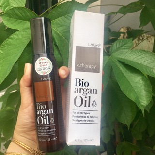 TINH DẦU DƯỠNG TÓC CHỐNG CHẺ NGỌN LAKME BIOTIN ARGAN K.THERAPY 125ml