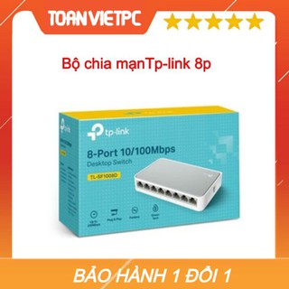 Bộ chia mạng tplink 8 cổng | Bộ chia tín hiệu để bàn 8 cổng 10/100Mbps TL-S1008D