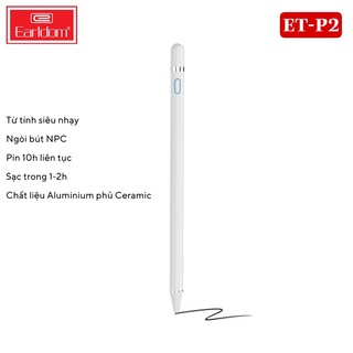 [Chính hãng] Bút Cảm Ứng Từ Tính Earldom ET-P2 - Hàng Chính Hãng Bảo Hành 1 Năm
