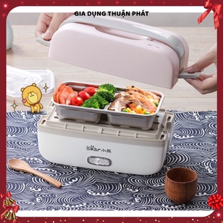 [Tặng zắc 3 chấu] Hộp cơm cắm điện Bear DFH-B10J2, sử dụng để nấu, hâm nóng và giữ nhiệt cho thức ăn