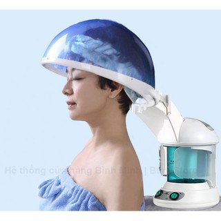 [Mã 252FMCGSALE giảm 8% đơn 500K] MÁY HẤP TÓC VÀ XÔNG HƠI MẶT 2 TRONG 1 (có video)