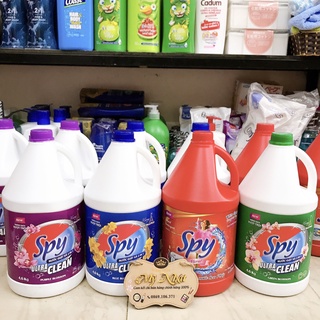 Nước Giặt Xả Spy 4500ml Hương Hoa Pháp Can Tím. Đỏ, xanh , đen