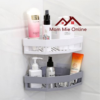 [HOt] Kệ góc nhà tắm, nhà bếp bằng nhựa, dán tường siêu chắc