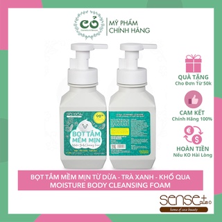 Bọt tắm mềm mịn Sense Plus Moisture Body Cleansing Foam (380g)