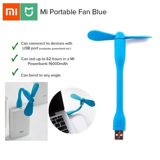 [Mã ELHA22 giảm 5% đơn 300K] Quạt USB Xiaomi Màu Xanh- Hàng Chính Hãng
