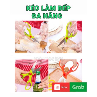 Kéo cắt thực phẩm gia dụng làm bếp đa năng