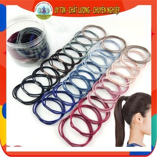 Hộp dây buộc tóc 3 dây Hàn Quốc (30 cái) - Siêu rẻ đẹp