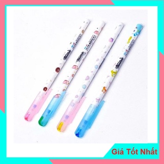 Bút Bi Nến Thiên Long TP-08 Ngòi 0.6mm - Thân Bút In Nhiều Hình Ngộ Nghĩnh