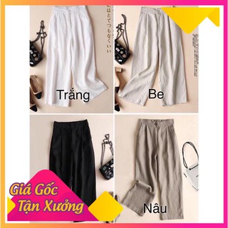Quần đũi ống rộng chất xước siêu đẹp siêu mịn quần ống sớ thoáng mát thời trang Banamo Fashion sớ đũi khóa 921