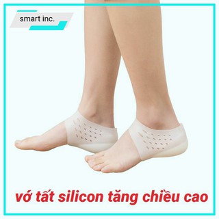 Tất Vớ Lót Giày Độn Chân Tăng Chiều Cao Silicon Free Size