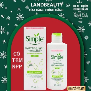(Chính hãng) Kem Dưỡng Ẩm Da Simple Kind To Skin Hydrating Light Moisturiser