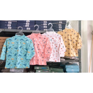 [Xả hàng] Áo cổ lọ bé trai/gái cotton dày Lullaby NH132B (Sz 9m-4y )