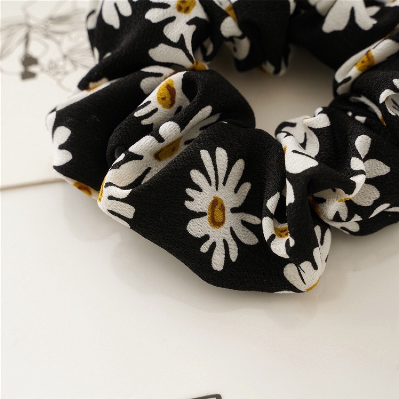 Scrunchies Dây Cột Tóc Hoa Cúc