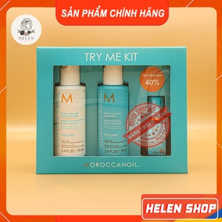 Combo Gội Xả Moroccanoil + Tinh dầu dưỡng 15ML - Hàng Chính Hãng
