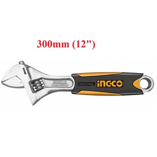 Mỏ lết cán bọc nhựa Ingco 12"/300mm - HADW131128