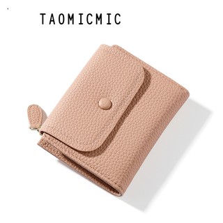 Ví nữ thời trang ngắn TAOMICMIC cầm tay nhiều ngăn cao cấp đựng tiền VD401