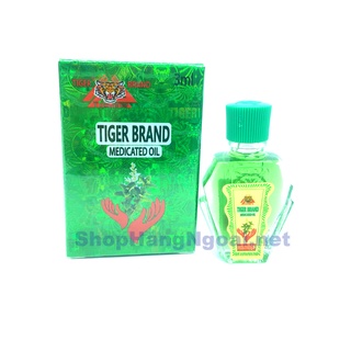 Dầu gió xanh Tiger 3ml - Tiger brand Medicated Oil 3ml. mùi hương như dầu gió xanh