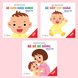 Sách Ehon tương tác đầu đời Em bé xin chào (3 cuốn)