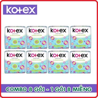 LỐC 8 GÓI BVS KOTEX HÀNG NGÀY KHÁNG KHUẨN