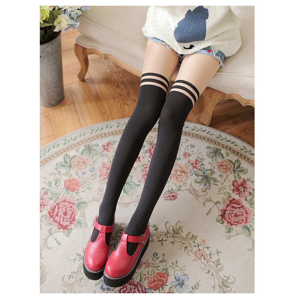 Quần tất đùi giả boot