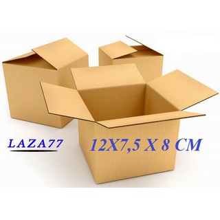 Thùng Carton 12x7,5x8 cm 20 Hộp Carton